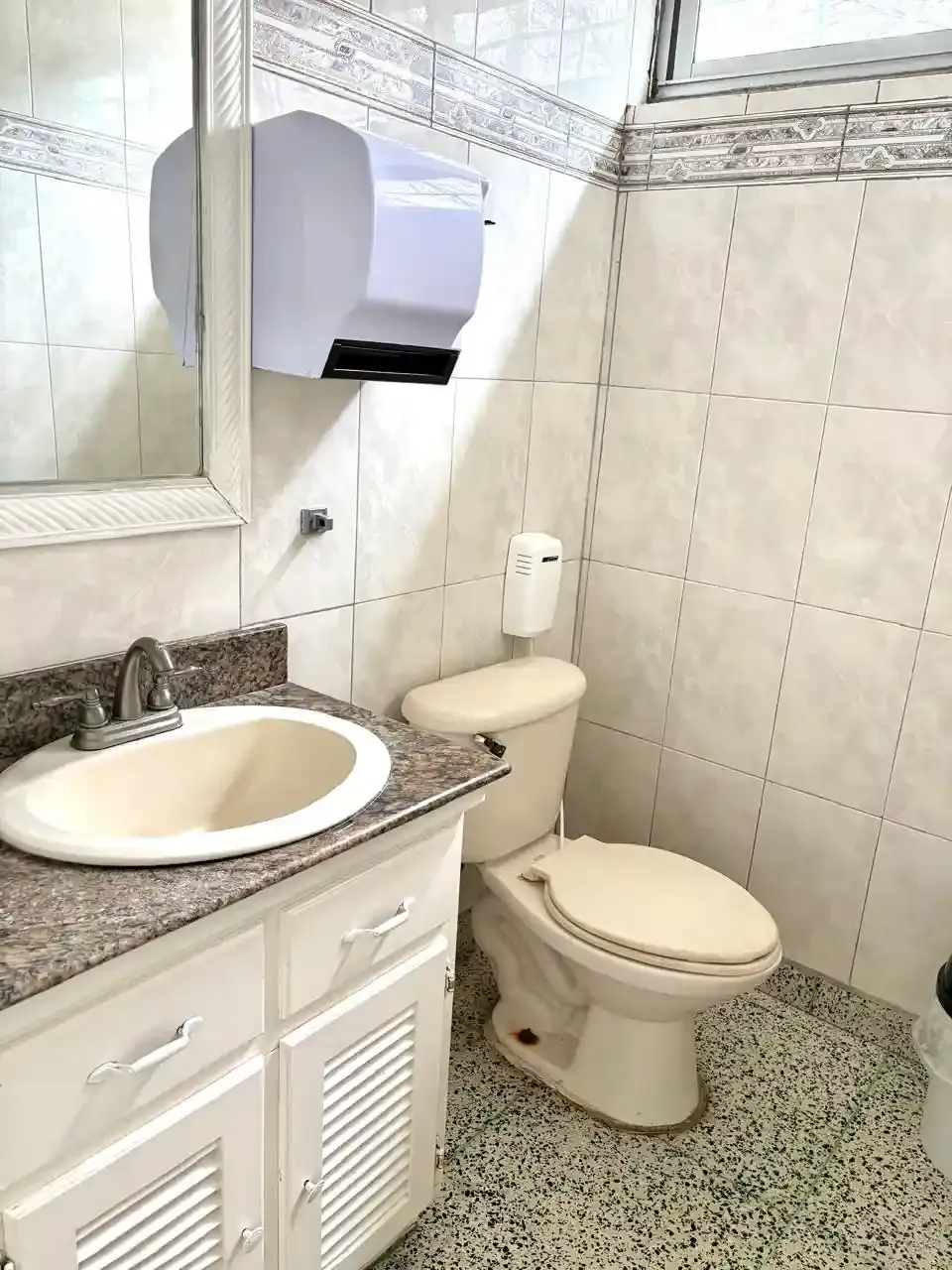 Baño disponible para los residentes